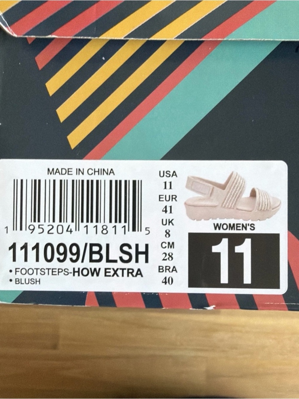 Skechers Women's Foamies Footsteps-How Extra Sandal Sling Back Blush Size 11 - Picture 16 of 16